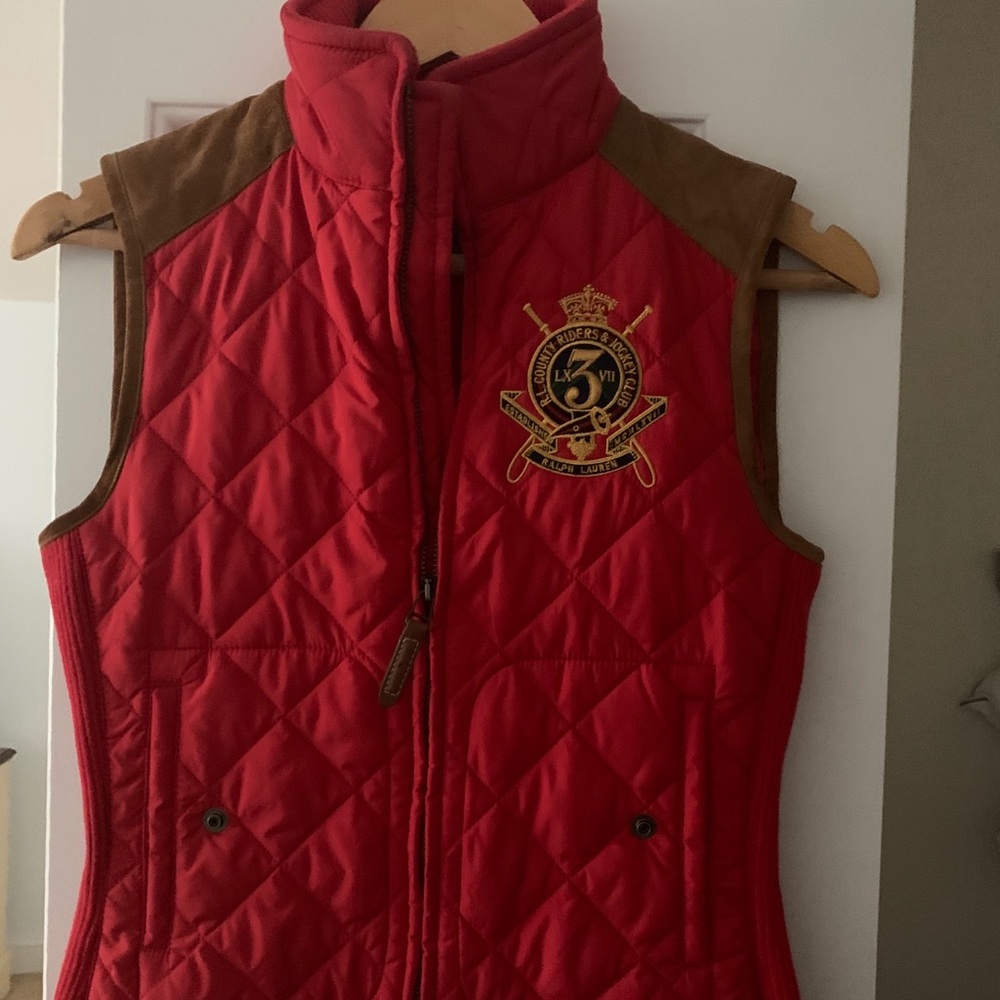 Polo Ralph Lauren Red Padded Vest